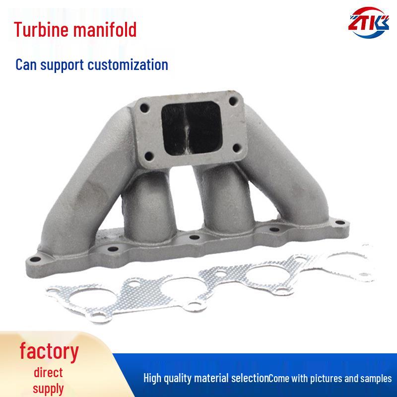 Turbo Manifold for 88-91 CRX D15/D16 D-Series Car Engines - Cast Iron Exhaust Modification