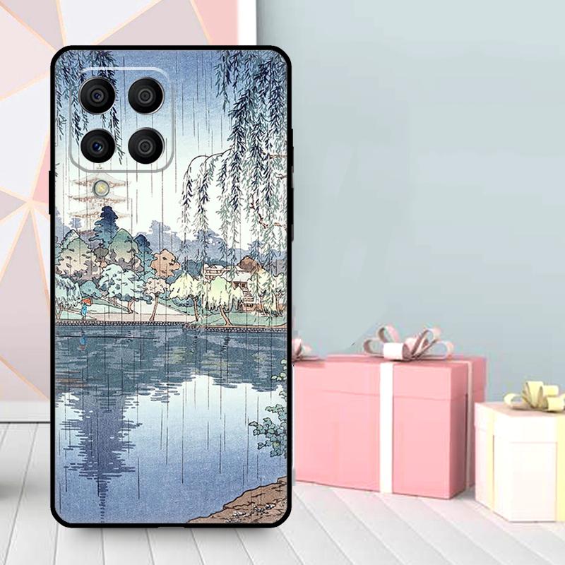 Japanese Ukiyo-e Art Case For Samsung Galaxy M35 M56 M12 M06 M32 M52 M55 M15 M11 M13 M14 M16 M36 M31 M53 M34 M54
