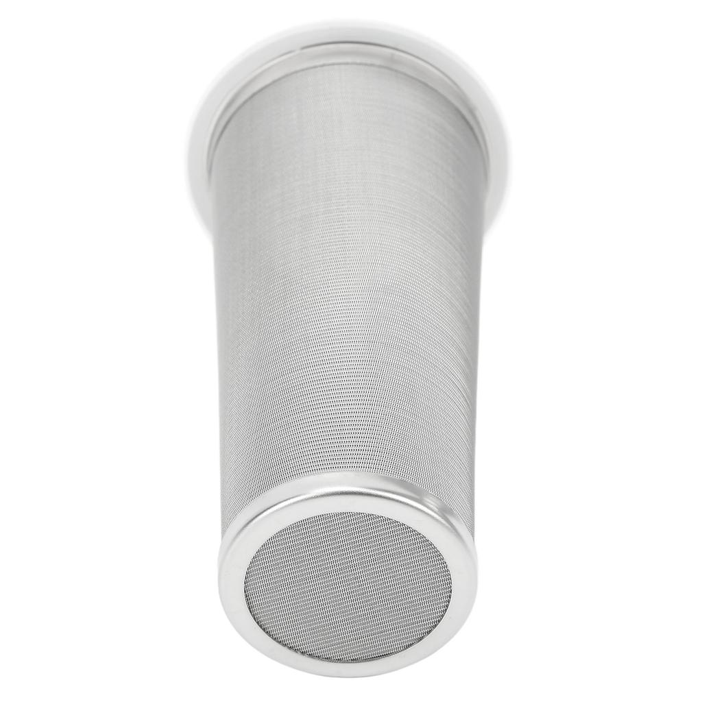 304 Stainless Steel Cold Brew Coffee Filter Cone Mesh with White Rubber Circle Coffee Brew Infuser