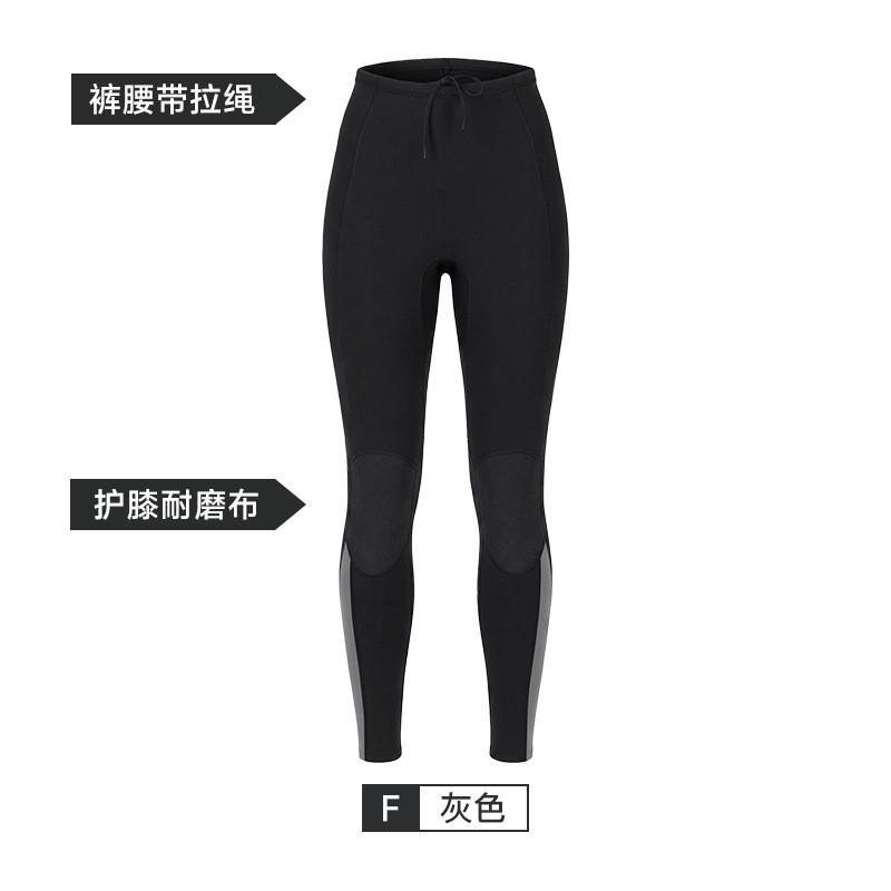 2mm Neoprene Wetsuit Top Pants Set Women Men Warm Long Sleeve Dive Suit Surfing Snorkeling Swimsuit