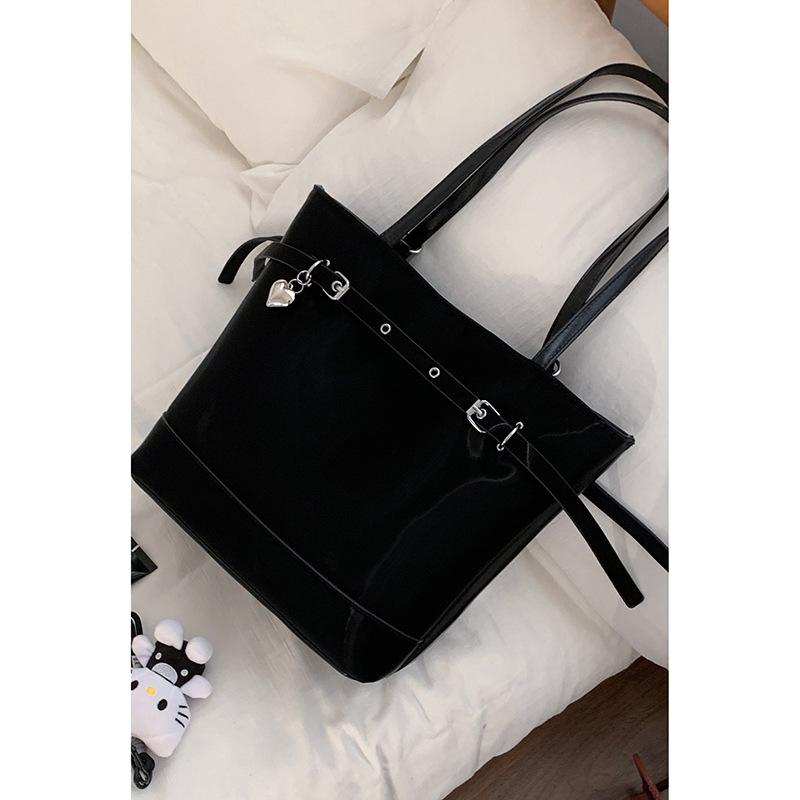 

College style multi-functional backpack women s bag 2025 new fashionable large-capacity tote bag shoulder commuter bag чорний