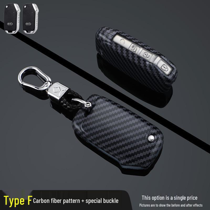 Key Cover for Kia K3, Sportage, K5, K2, Seltos, Niro, KX3, KX5 - Folding Car Shell & Buckle