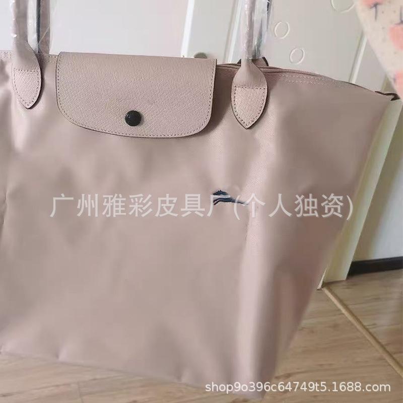 

High quality dragon inlaid bag week commemorative embroidered dumpling bag nylon handbag large capacity shoulder tote bag short handle small size