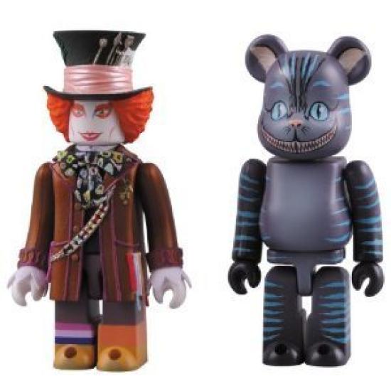 Alice in Wonderland KUBRICK MAD HATTER Cheshire Cat SET BE@RBRICK