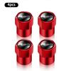 New 2026 Car Sticker 4pcs Car Wheel Air Valve Stem Cover Caps For Ford Mustang Shelby GT Fender Zapatillas Miniatura Gt 2015 201