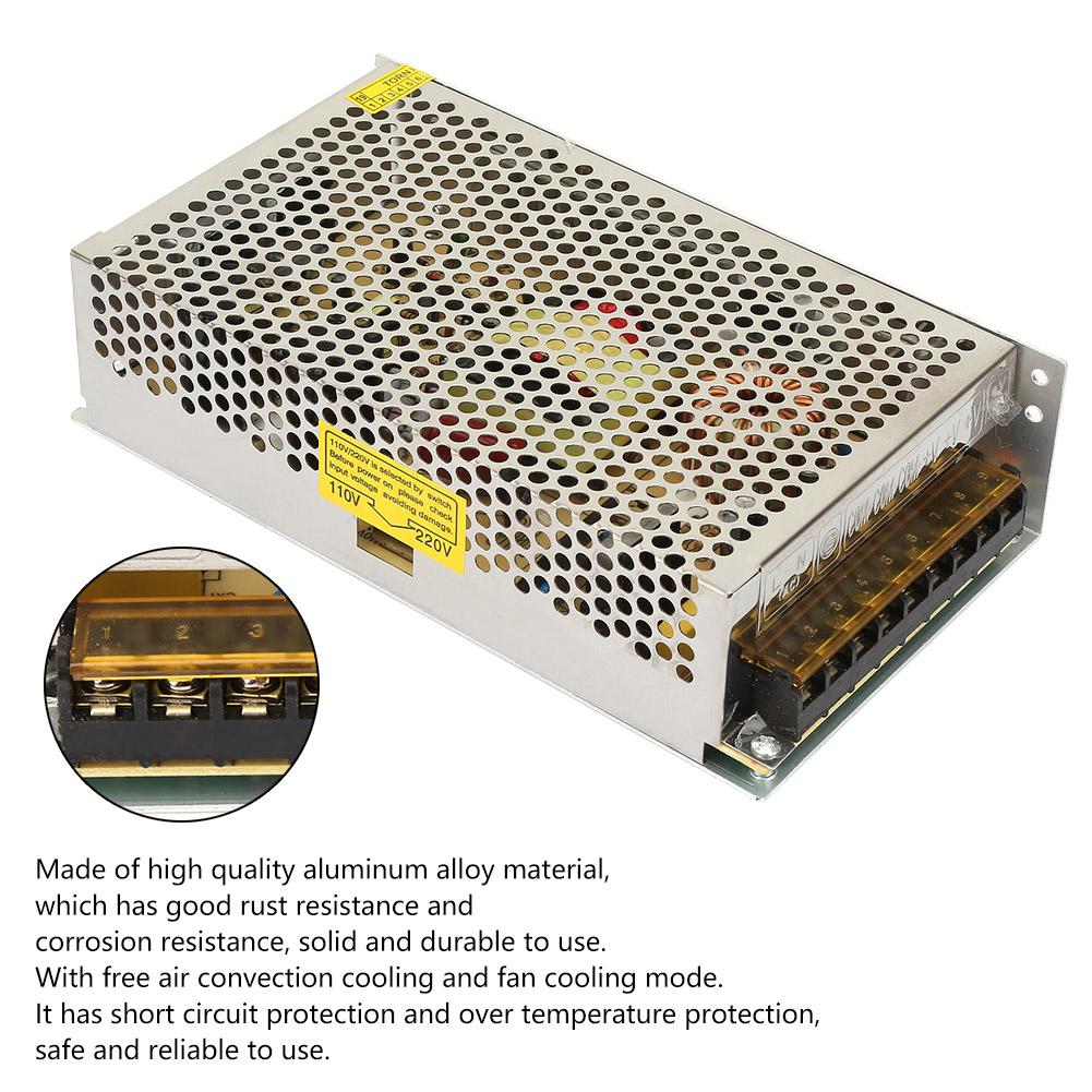 250W Regulated Switching Power Supply   LED Driver AC110V 220V 50Celsius60Hz Input   12V 21A