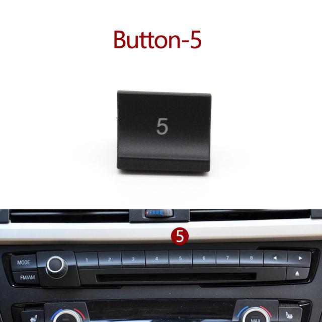 Tableau de bord avant de voiture Radio lecteur CD bouton de commutation boutons de commutation garniture de couverture pour BMW M3 M4 F20 F21 F22 F30 F32 F35 F34 F36 F45 F46