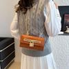 Vintage Single Shoulder Bag With Pu Material For Womens Daily Use