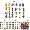 24pcs Phantom Series Ninja Building Blocks Plastic Toy Figures For Children Height)