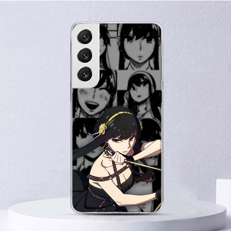 Anime SPY×FAMILY Soft Case For Samsung Galaxy S22 S21 Ultra S20 FE S10 Plus Phone Cover S9 S8 + S10E S7 Edge S6 Funda Coque