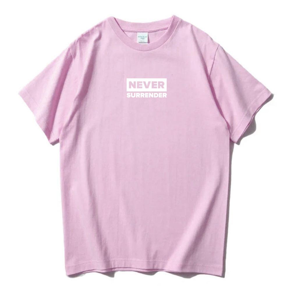 Never Surrender Tee Charlie Kirk Freedom T-shirt Cotton O-neck Short Sleeve Male Tshirts Casual Loose Fashion Men/Women T Shirt