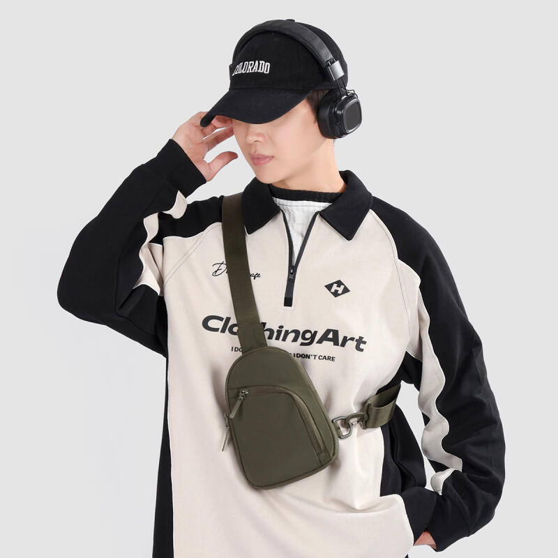 Large Capacity Chest Bag Men's And Women's Shoulder Bag Riding Sports Back Crossbody Bag