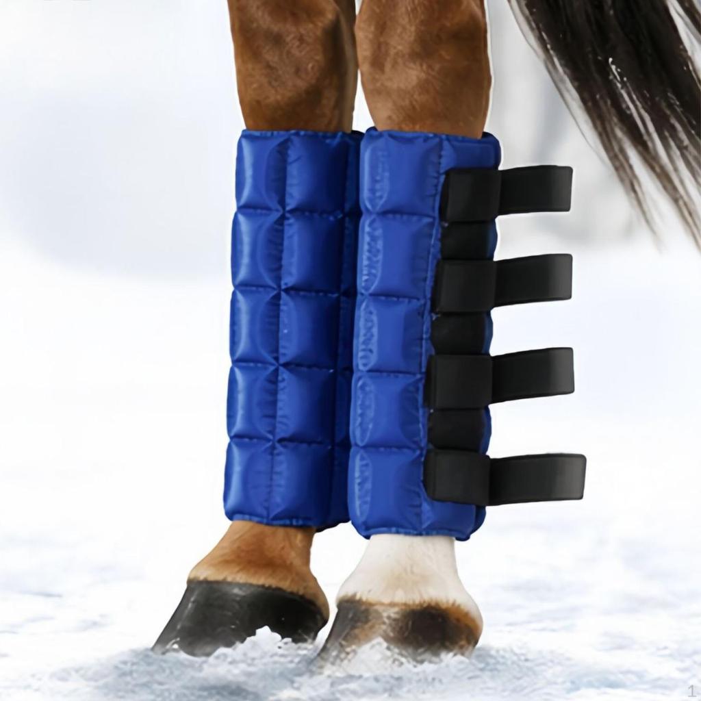 Cooling Wraps Horse Leg 24 Grid Gift for Comfortable Reusable Ice Boot Legs Ankles