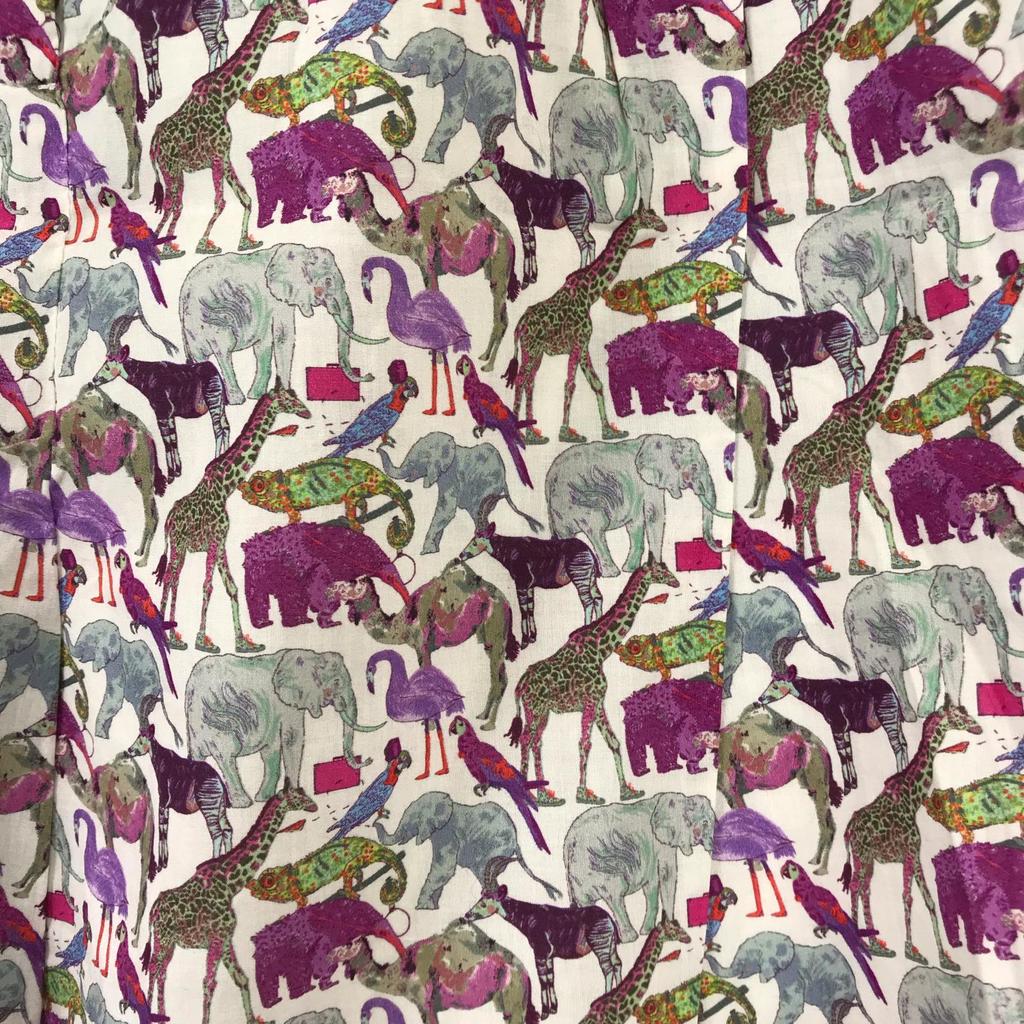 NEW Tag Unused MAX&CO Shorts 40 Women Elephant Animal Print Culottes Bottoms(USED)