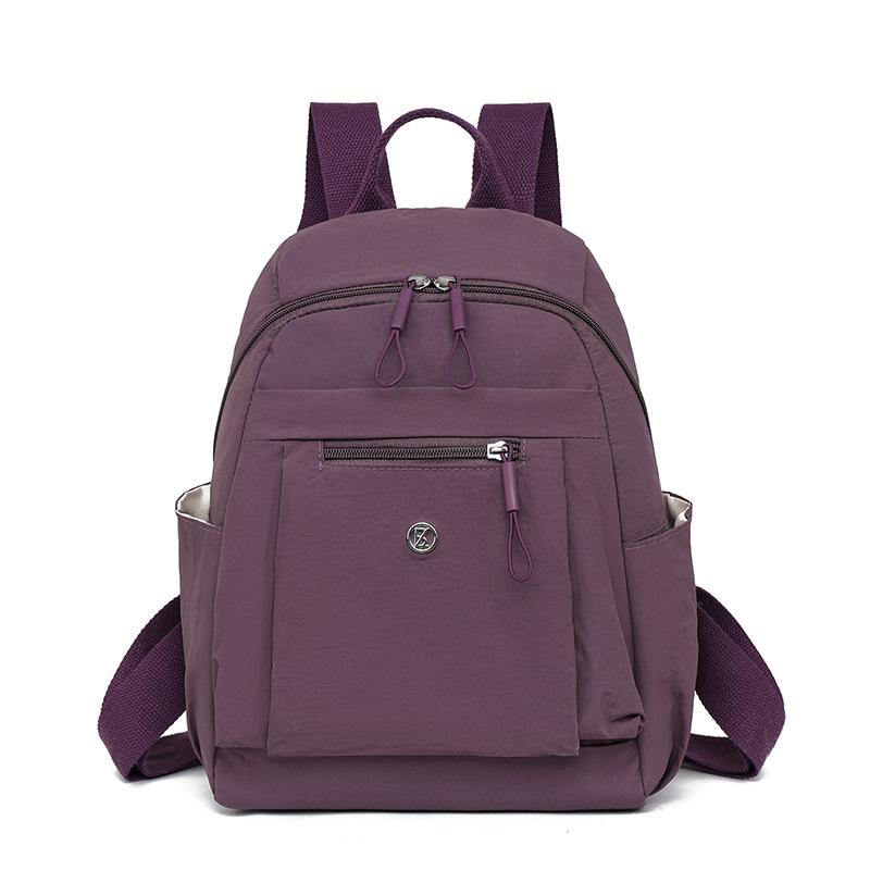 Neuer Stil Sommer Damen Umhängetasche Leichter Faltbarer Nylon Rucksack Handtasche Lässige Geldbörse