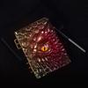 DIY Epoxy Resin Notebook Mold Cthulhu Wind Dragon Eye Written Mould 3D Embossed Notebook Leather for Case Silicone Mould