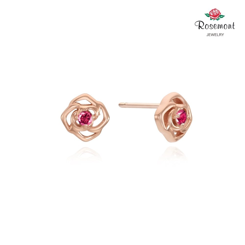 [Exclusive Package][Rosemont] Silver Earrings (July Birthstone) Rc0359