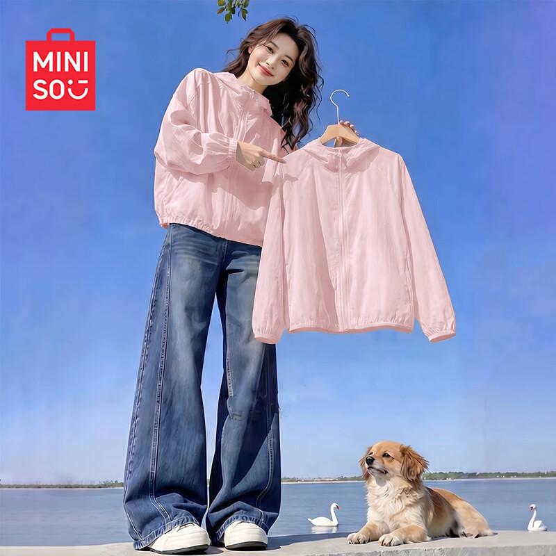 

MINISO Women s UPF50+ Lightweight Hooded Sun Protection Jacket M