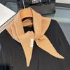 Sciarpa a triangolo in lana merino australiana lavorata a maglia per donna - Versatile, Calda, Sciarpa casual