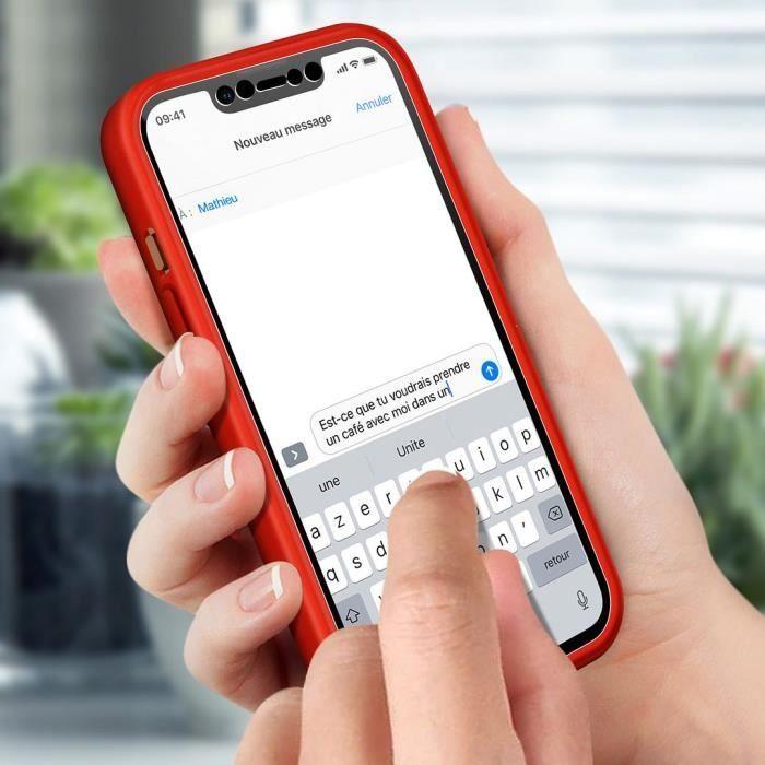 Full Protection Case - PROSHOP - for iPhone 13 (6.1) - Red - TPU + PC - Matte Finishes