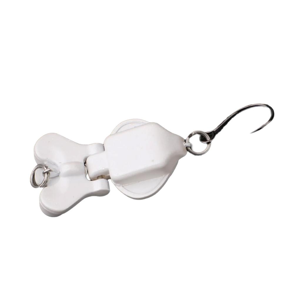 2-teilige Angelköder Harter Swimbait Jigging Meeresangelköder Kleiner Angelköder Einzelhaken Meeresangelzubehör