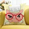 B-Buriburi Z-Zaemon Various Sizes Square Pillow Case For Car Home Bedchamber Decor