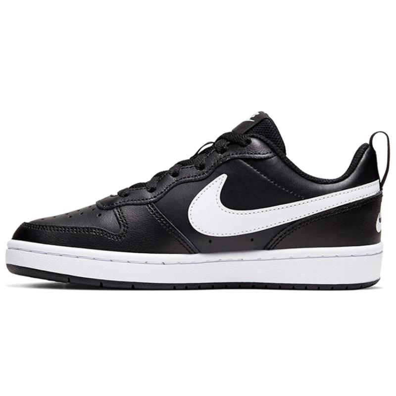 Nike Court Borough 2 Black White GS Sneakers BQ5448-002 35.5