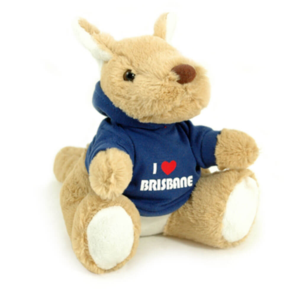 18cm Kangaroo W/ Hoodie (Brisbane)