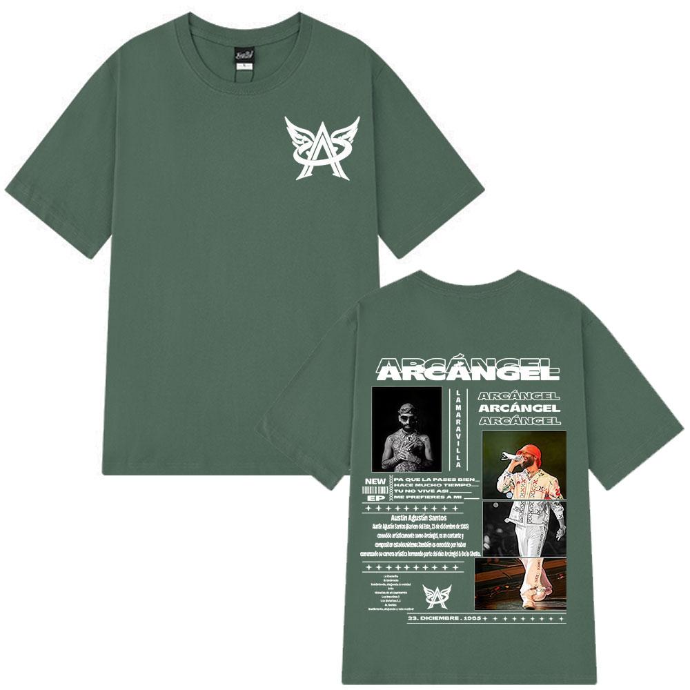 

Rapper Arcangel Album 2025 T Shirt Men Women Hip Hop Fashion Oversized Short Sleeve T-shirt Cotton Oversized T-shirts Streetwear L