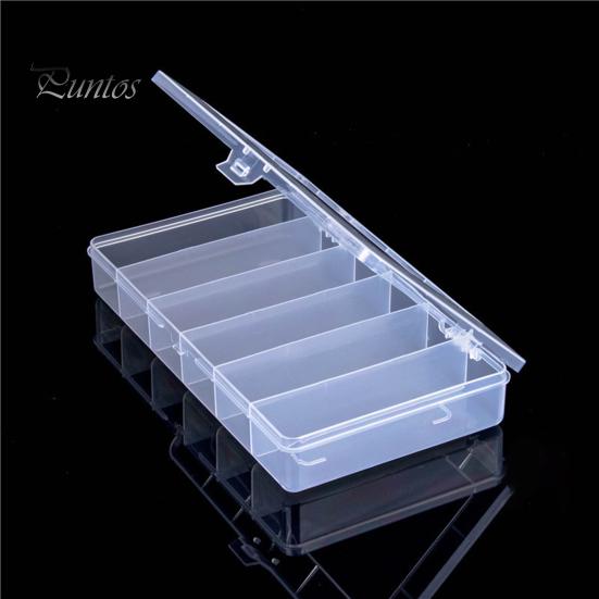 Storage Box Dust Proof Large Capacity 6 Grids Jewelry Display Storage Organizer for Travel