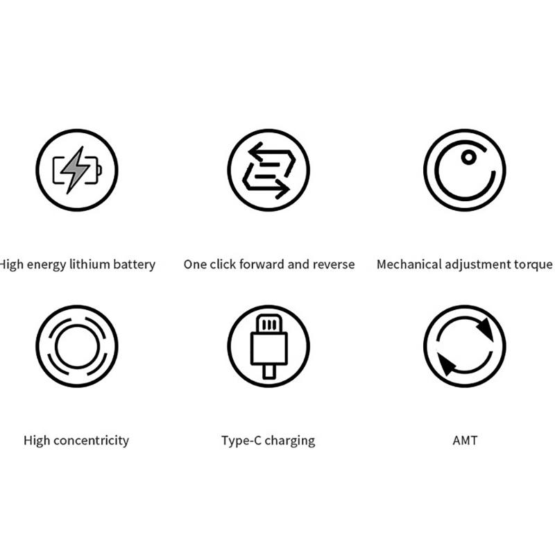 3,6V mini elektrický šroubovák sada malých akumulátorových šroubováků 3Nm s LED světlem pro kutilské počítače