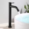 Silver/Black Single Cold Faucet Quick Open Washbasin Tap Kitchen Faucet Sink Water Tap  Hotel