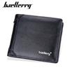 New Wallet Men Short Style European American Retro Business Horizontal Multi Slot Buckle Ticket Holder