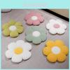 Flower Seat Cushion For Bedroom Home Office Plush Short Pile Pp Cotton Decor