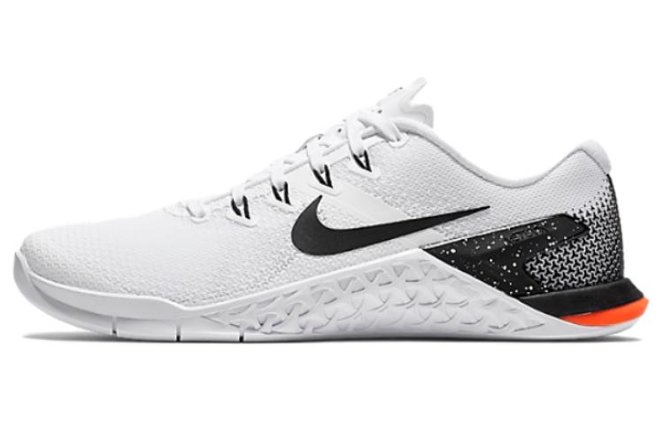 

Nike Metcon 4 Cushioning Slip Resistant Abrasion Resistant Low top Training Shoes Women s White Black 924593-103 35.5