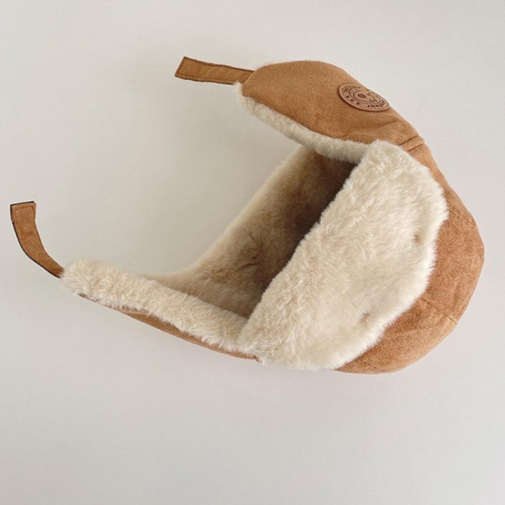 Goggles Ear Protection Hats Warm Plush Pilot Hat Fashion Ski Cap with Glasses  Outdoor