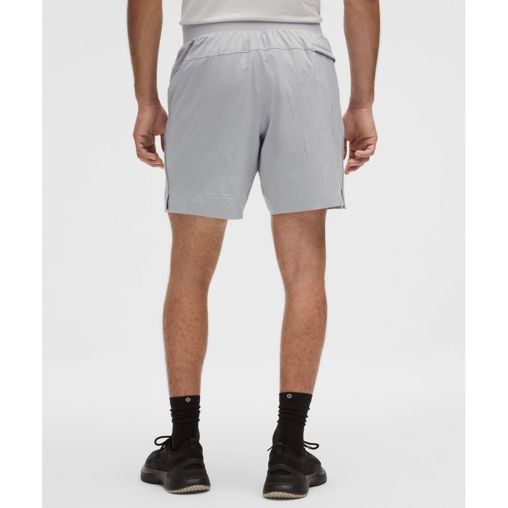 Lululemon Zeroed In lInerless crInkle Texture Short 7  Silver Drop