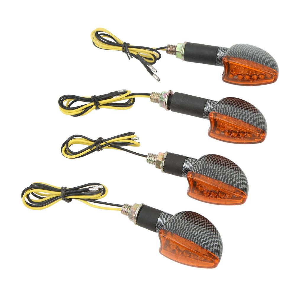 4PCS Motorcycle Turn Signal Light Front and Rear Waterproof Bright Light   Replacemen for