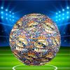 Pallone da Calcio Real Madrid Personalizzato con Nome, Taglia 5, Pallone da Calcio per Allenamento e Partita, per Squadra, Calcio, Regalo per Appassionati di Calcio