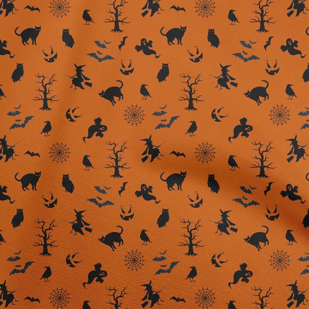 oneOone Cotton Flex Dusty Green Fabric Halloween Diy Clothing Quilting Fabric Print Fabric By Yard 40 Inch