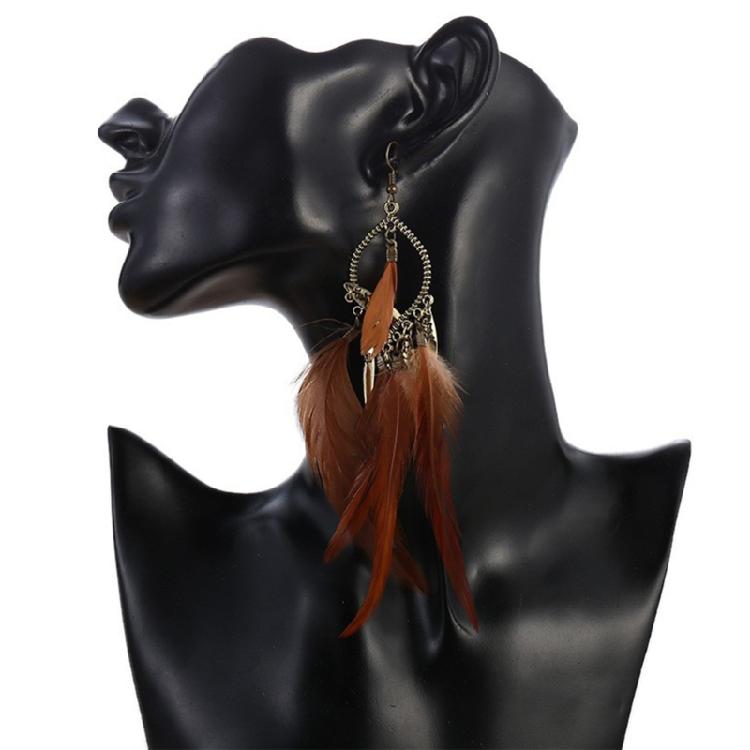 Boho Vintage Stil Ohrringe Sommer Traumfänger Mode Temperament Quaste