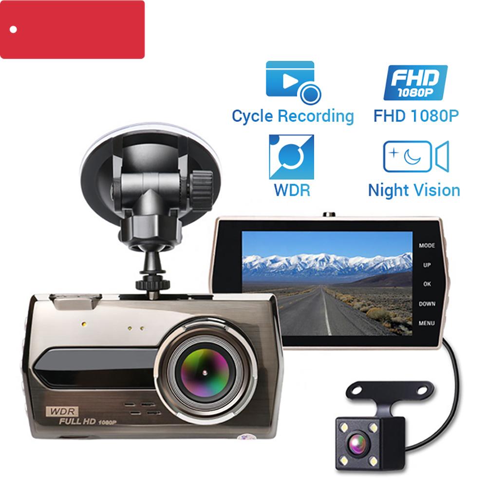 

Car DVR Full HD 1080P Dash Cam Rear View Reverse Car Camera Drive Video Recorder Vehicle Black Box Auto Dashcam Car Accessories