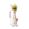 Wacky Dog Vases Funny Flower Vases,Decorative Vases Resin Puppy Sculpture Ornament for Home Decors Housewarmings Gift
