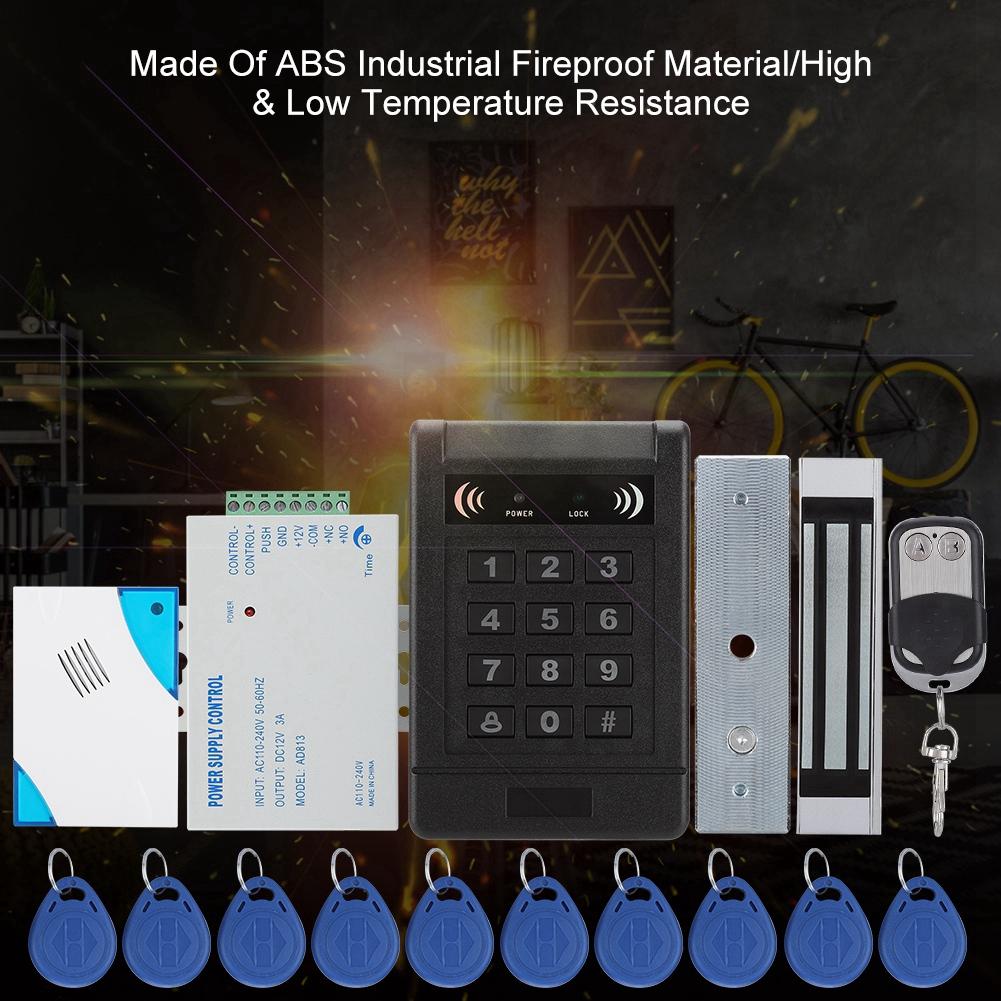 EM-ID Card Password Door Access Control Machine Magnetic Lock Remove Control Doorbell