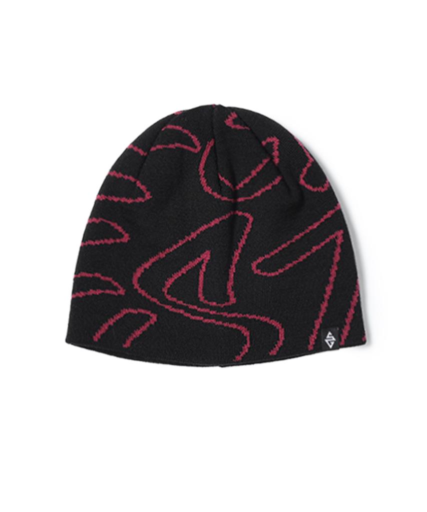 SPECIAL GUEST V2 Stroke Jacquard Beanie (Black)