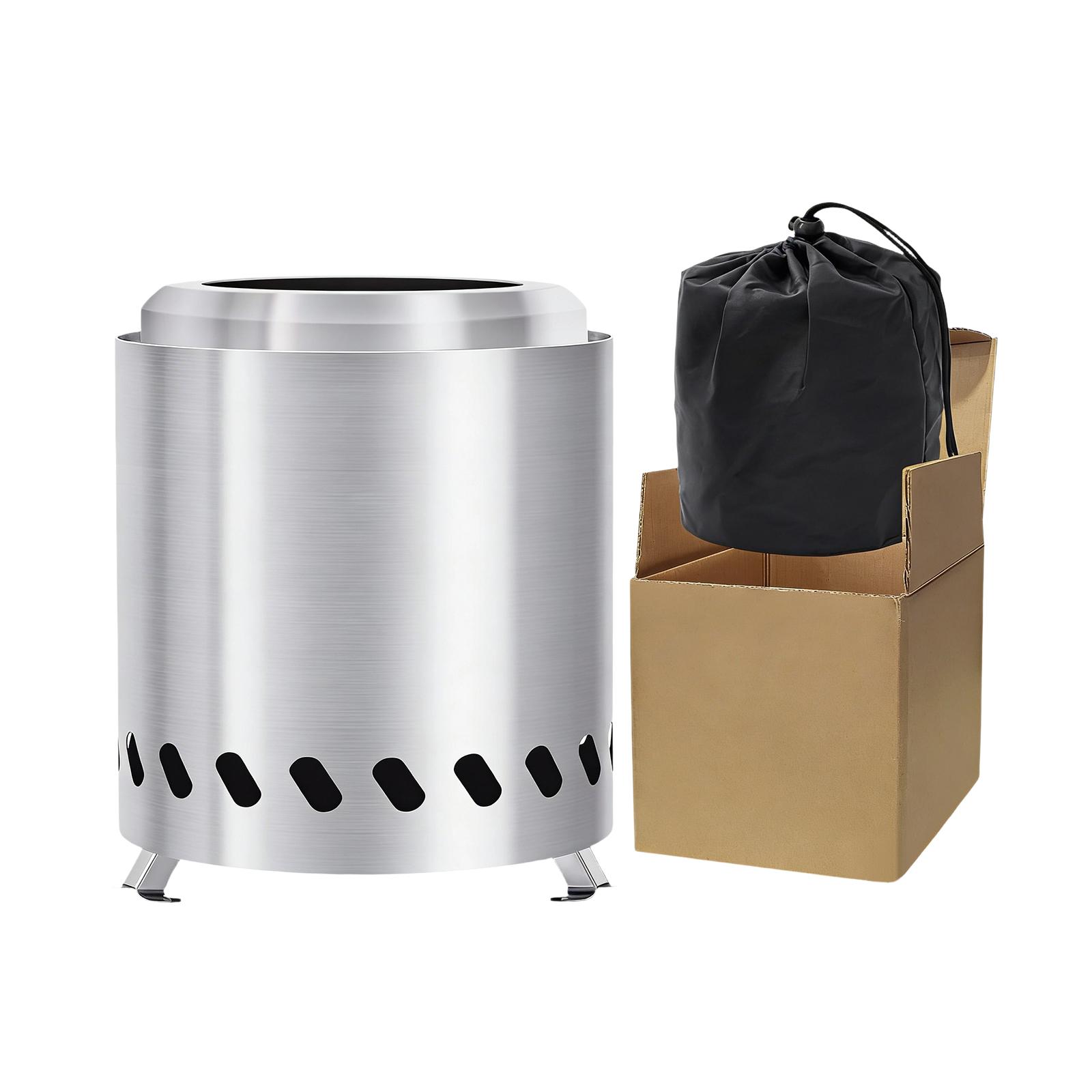 

Настільний камін, Виготовлений з нержавіючої сталі, , Портативний та безпечний у використанні, Підходить для вуличних патіо та садів. One Size