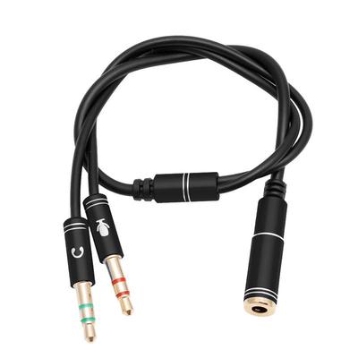 Sagit 3,5 mm Stereo-Kopfhörer-Audio-Splitter-Buchse, 1 Buchse auf 2 Stecker, Adapter
