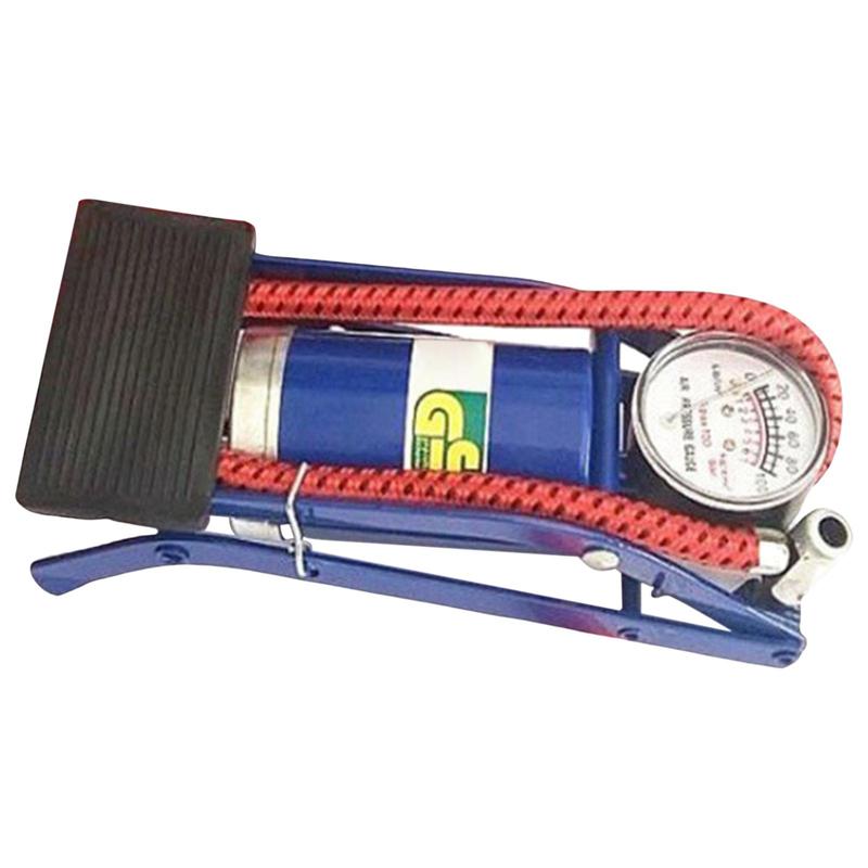 High Pressure Bike Tire Floor Foot Pump for Airbed Motorcycle Basketballs