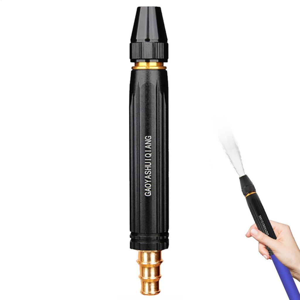 Portable High-pressure Water Gun with Quick Connector Cleaning Car Garden Sprinkler Nozzle Sprinkler Water Gun Home Hose