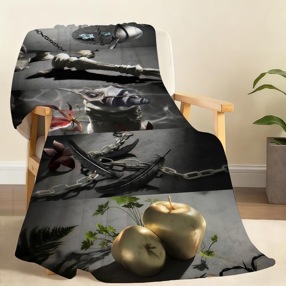 

New Card Love and Deepspace Scene Blanket Soft Throw Blanket for Home Bedroom Bed Sofa Picnic Travel Office Cover Blanket Gift 100x150cm